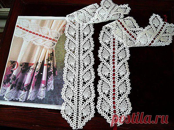 Подхваты и низ для штор.