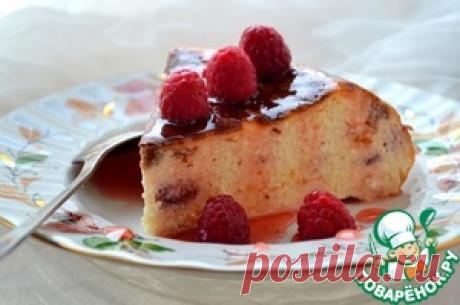 Творожник с малиной - кулинарный рецепт
