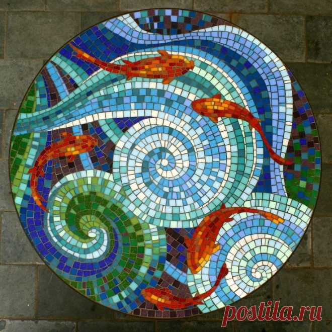 «Koi table top Cintia Cimbaluk . mozaik Pinte.» — карточка пользователя yurij.katkov2013 в Яндекс.Коллекциях