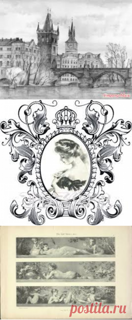 чёрно-белые картинки для декупажа со для распечатки - Поиск в Google