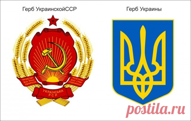 Гербы республик СССР Было и стало