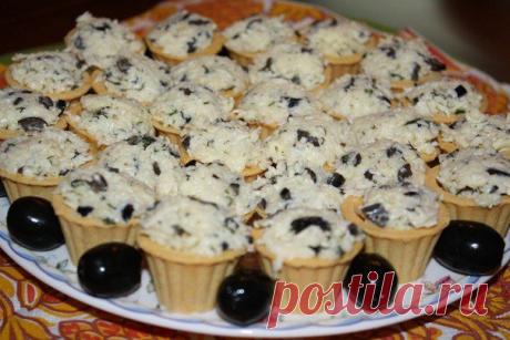 СЫРНЫЙ САЛАТ В ТАРТАЛЕТКАХ 🍴 / Здоровый аппетит