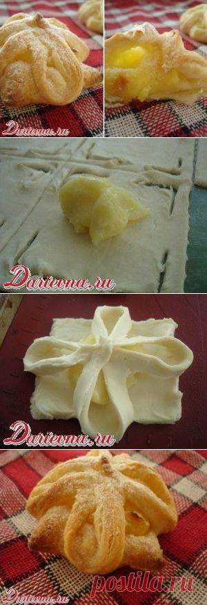 Слойки с кремом Патисьер