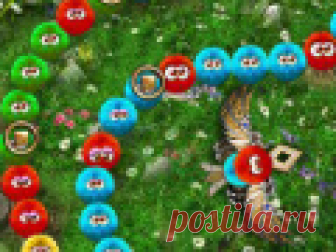 Игра Атака вубисов онлайн (Vooz ) - играть бесплатно на Game-Game Игра Атака вубисов (Vooz ) онлайн. Разноцветные лохматые шарики вубисы решили напасть на соседей, чтобы расширить территории своих владений. Ваша задача — защититься, отстреливаясь из пушки по разноцв