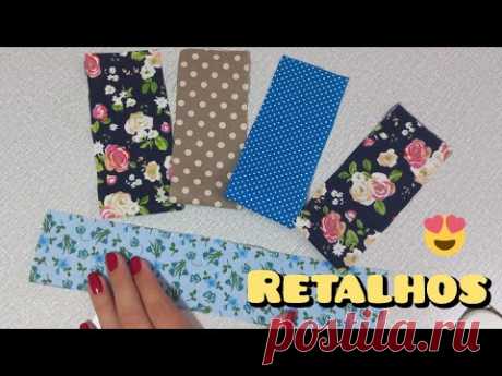 Projeto de costura  🔥 Retalhos 🔥 Costura fácil para iniciante 🔥  #diy