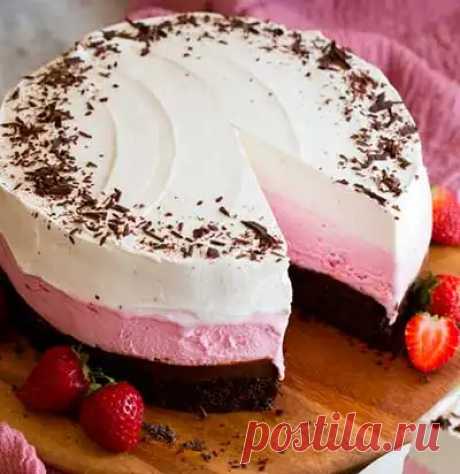 Очень вкусный домашний торт-мороженое – пошаговый фото рецепт