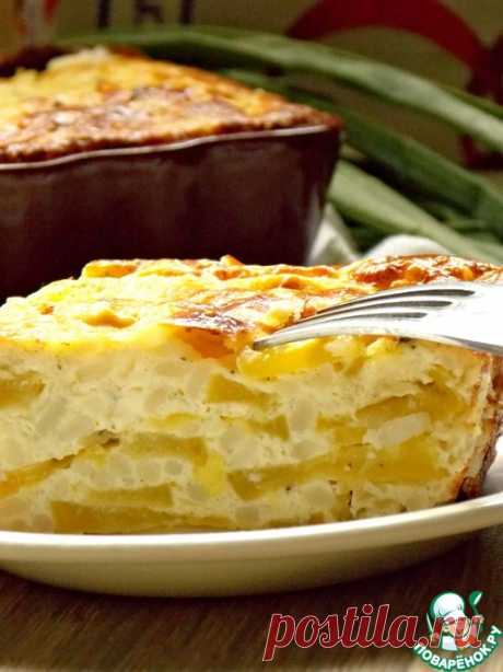 Кабачковая запеканка с рисом