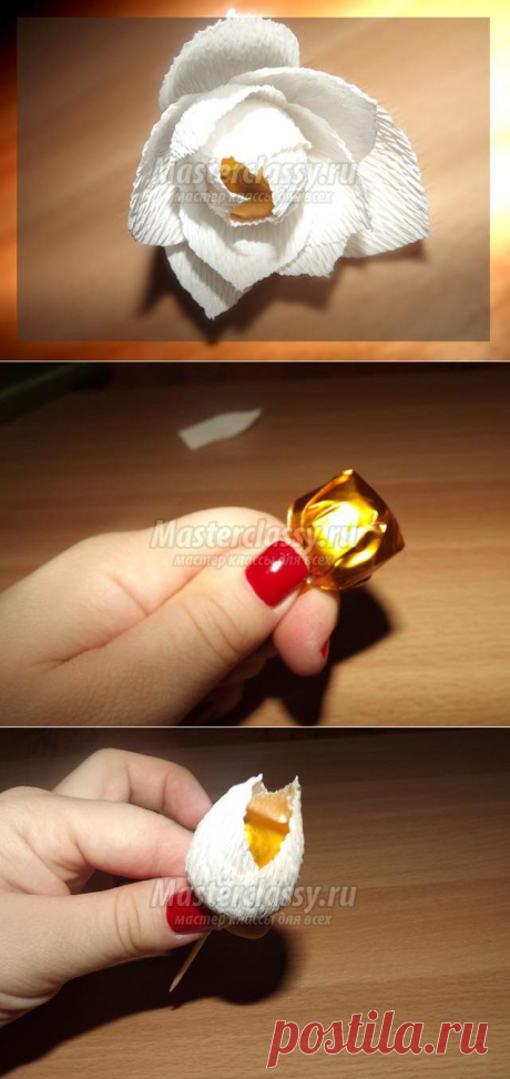 Как сделать белый цветок своими руками. Мастер-класс с пошаговыми фото