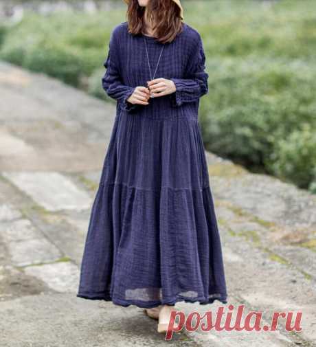 Women long dress Linen Dresses for women Prom dress | Etsy