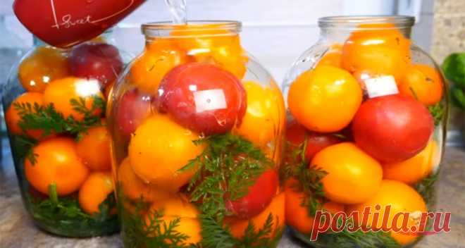 Рецепт маринованных помидоров🍅