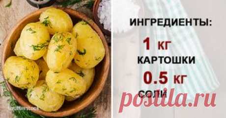 1 кг картошки и 0,5 кг соли — этот странный рецепт стал фаворитом многих хозяек. Нет ничего сложного в том, чтобы сварить картошку по классическому рецепту. С этим справится даже ребенок! Достаточно положить вымытые овощи в подсоленную воду и поставить на плиту —...