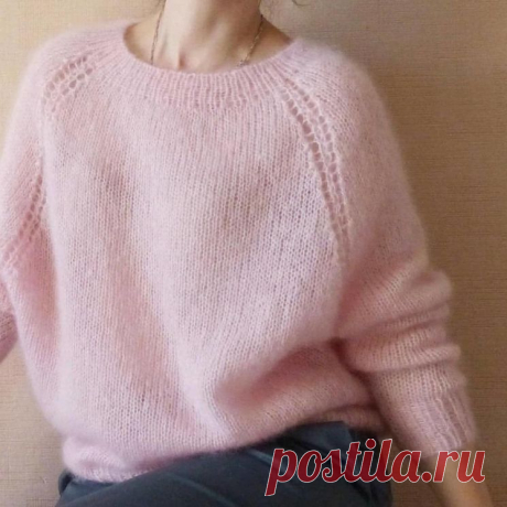 КАК СВЯЗАТЬ СПИЦАМИ СВИТЕР КОКОН (Вязание спицами) — Журнал Вдохновение Рукодельницы
