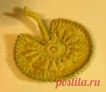 Листик лотоса для ирландского кружева