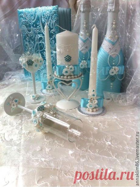 Купить Набор "Нежная бирюза" в интернет магазине на Ярмарке Мастеров