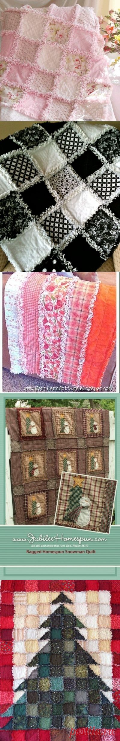 Необычные покрывала из лоскутов с декором синель — Рукоделие