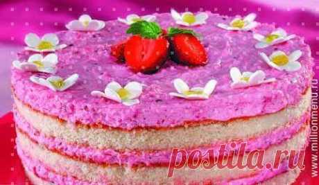 Клубничный торт. Рецепты