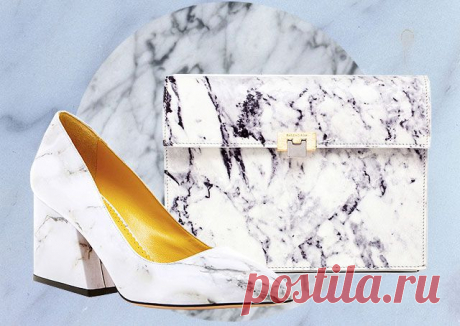 8 аксессуаров с принтом под мрамор