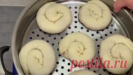 Рулетики (манты с капустой) | Рецепты татар