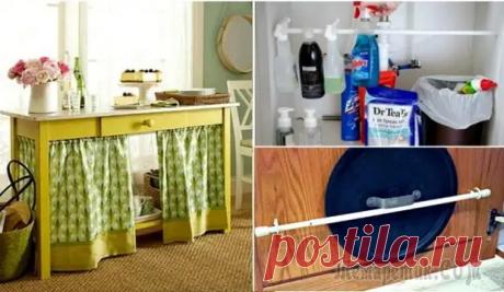 15 хитрых способов использования штанги-карниза не по назначению, но с пользой