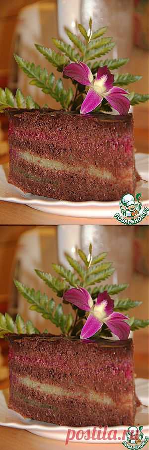 Низкокаллорийный пирог шоколадный с пропиткой - кулинарный рецепт