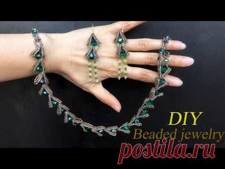 Beading Tutorial♣How to Make Beaded Jewelry♣Seed Bead Jewelry Making Tutorials For Beginners♣DIY串珠教程