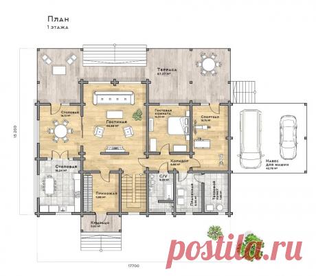 Проект дома в Завидово — цена строительства под ключ в компании Render House