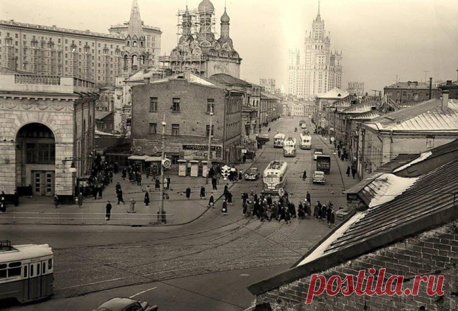 Таганская площадь. 1957 год