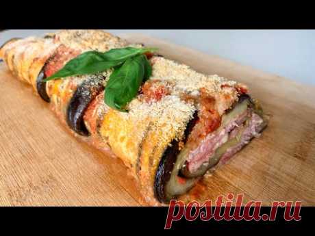 Prendi 2 melanzane e fai questa fantastica ricetta! Delizioso rotolo di melanzane facile e veloce! - YouTube