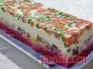 Салат «Сельдь под шубой» по-новому