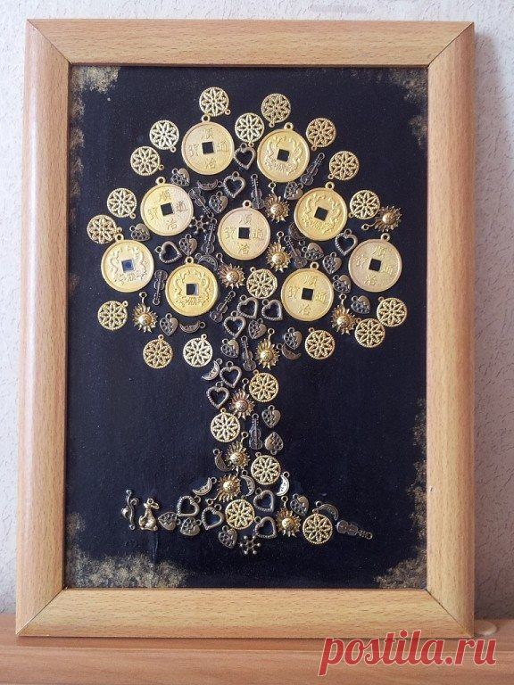 Денежное дерево своими руками. Идея подарка.