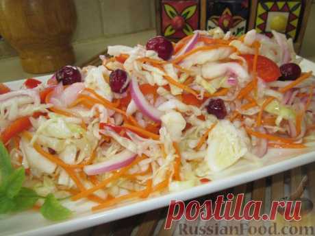Рецепт: Капуста маринованная (быстрого приготовления) на RussianFood.com