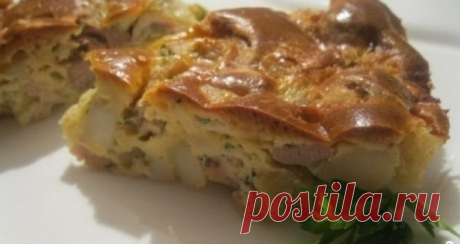 Заливной пирог с курицей Сочетание курицы и овощей - великолепное, а сметанно-майонезный соус лишь дополняет неповторимый вкус пирога.