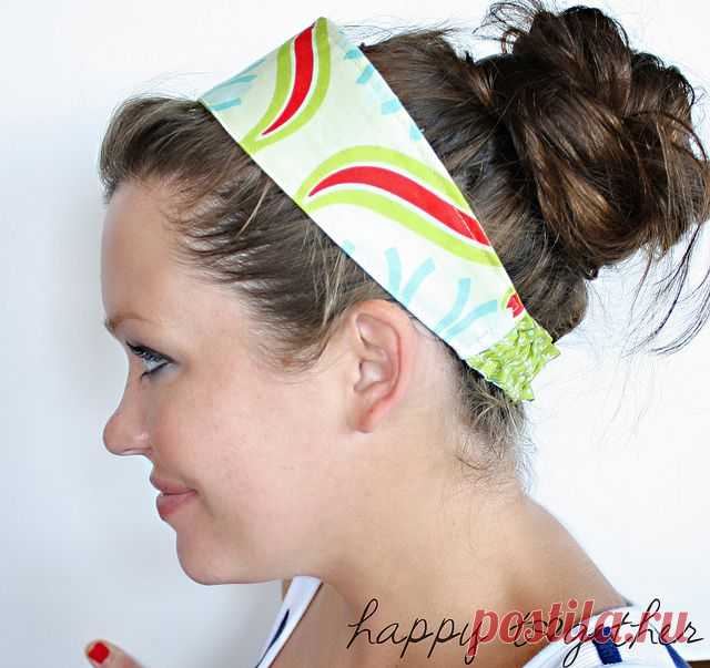 Double Sided Fabric Headband Pattern - Happy Together