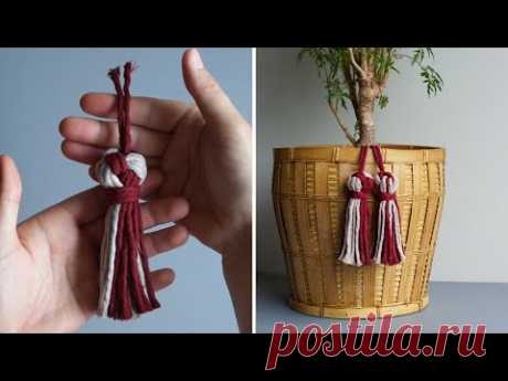 Кисточки, использующие китайский узел короны!