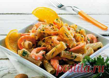 Макароны с креветками в микроволновке рецепт приготовления