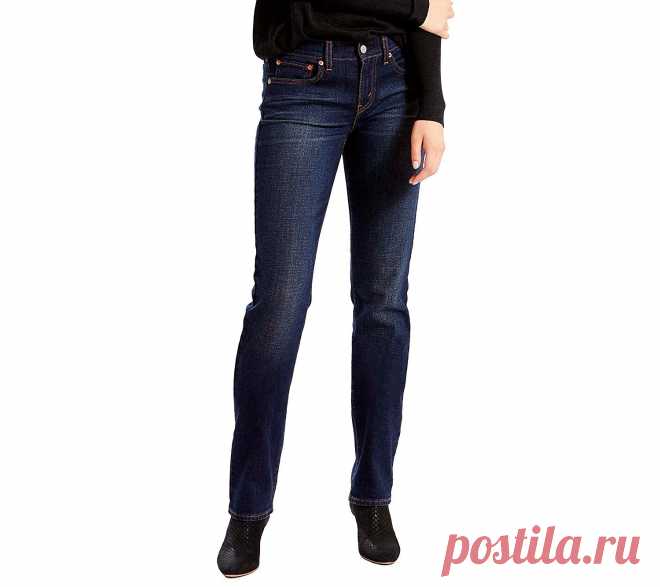 Levi's? Womens Women's 414? Relaxed Straight Lost Creek Jeans 27 X 32 at Amazon Women's Jeans store