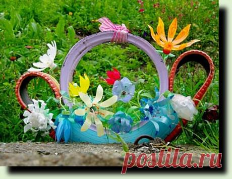 Делаем цветы из пластиковых бутылок. | Дача своими руками