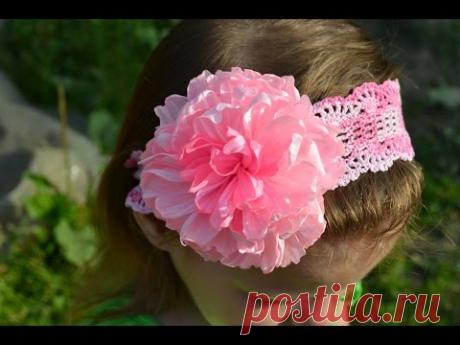 Цветок пион. МК / The peony flower.