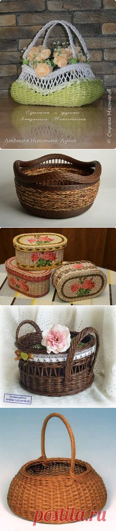 kosárfonás papírból és papírfonás в Pinterest