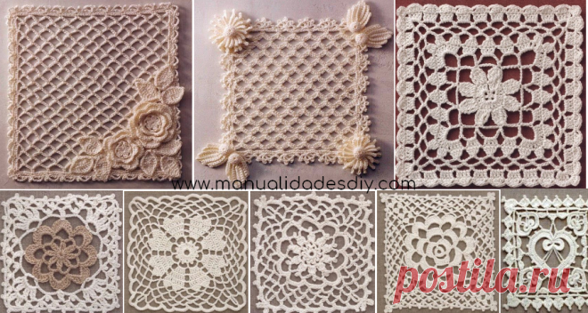 8 Bellísimos Motivos tejidos a Crochet que te encantarán! ⋆ Manualidades Y DIY Una preciosa colección de motivos cuadrados tejidos con ganchillo, para hacer lindos proyectos. Vamos a aprender a tejerlos… ¡Te encantará! ! Cómo tejer motivos cuadrados a crochet o ganchillo. Estes cuadrados son muy fáciles y rápidos de hacer, sus patrones … Ler mais... →