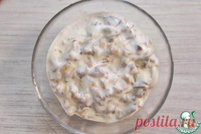 Сметанно-грибной соус Кулинарный рецепт