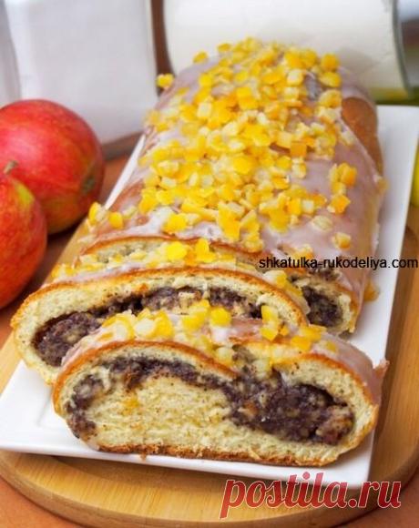 Яблочный пирог с маком. Маково-яблочный пирог на песочном тесте.