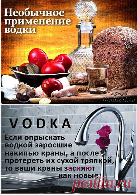 (+1) тема - Кощунственное, не по назначению использование водки) | Полезные советы
