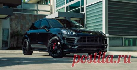 Американские тюнеры отделали черным кроссовер Techart Porsche Macan - UINCAR