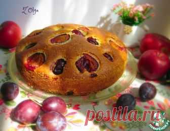 Пирог со сливами и яблоками – кулинарный рецепт
