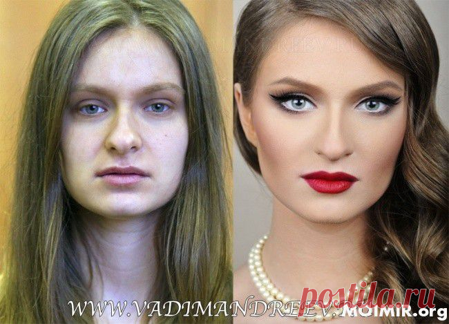 Высокопрофессиональный макияж от Вадима Андреева! фото до и после | Мой мир в фотографиях