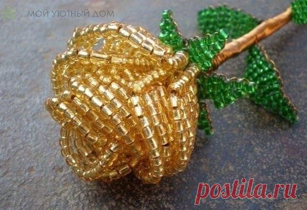 Роза из бисера / X-Style