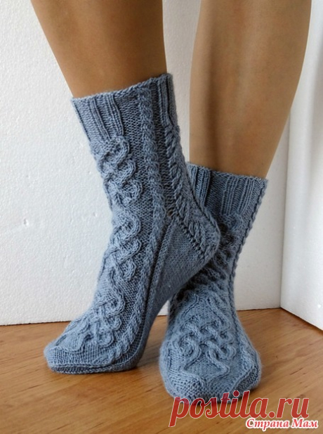 Носки =Кельтские узоры 1= - на конкурс "ВРЕМЕНА ГОДА. ЗИМА" - Хенд-Мейд | HANDMADE - Страна Мам