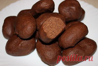 Пирожные картошка со сгущенкой - Kulinarnyj-Recept.��
