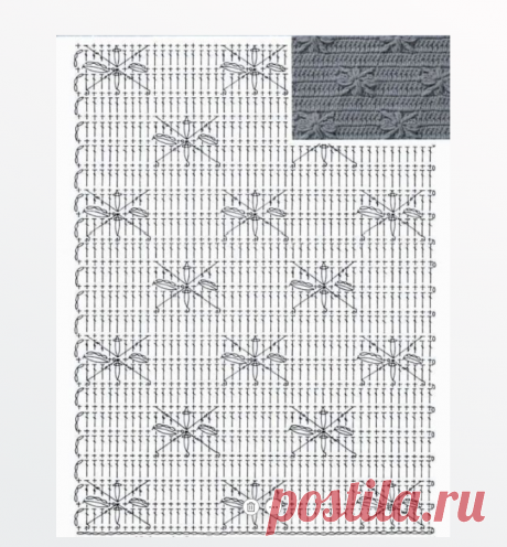 Японские узоры крючком: особенности, образцы и схемы к ним для прямого вязания и с прибавлением петель | Таня на пенсии | Дзен